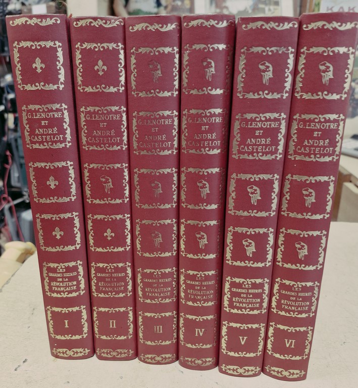 Livres sur la Révolution en 6 volumes par Castelot