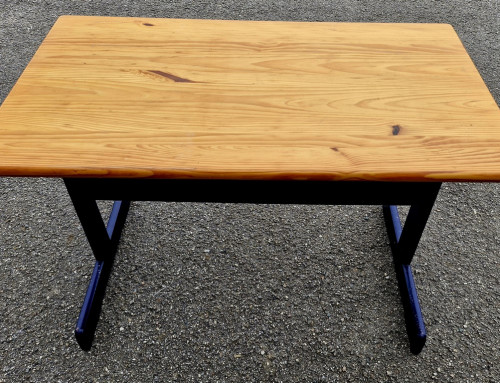 Bureau enfant bois et métal