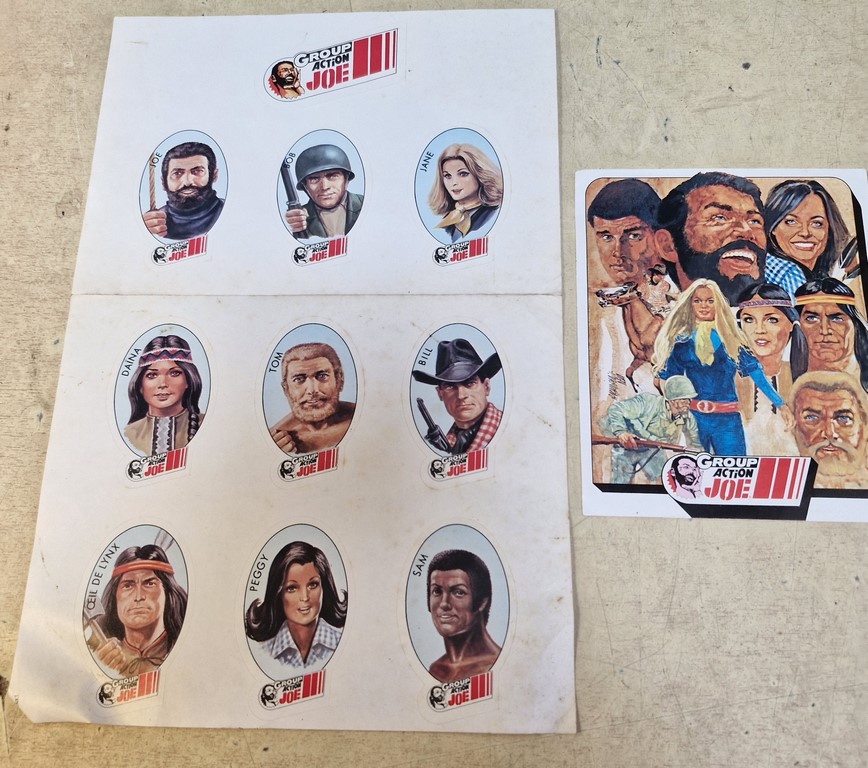 Ensemble de stickers "GROUP ACTION JOE"