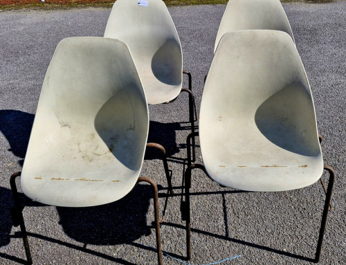 Ensemble de 4 chaises vintages Alladin