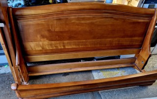 Lit en merisier 160 x 190