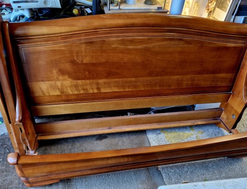 Lit en merisier 160 x 190