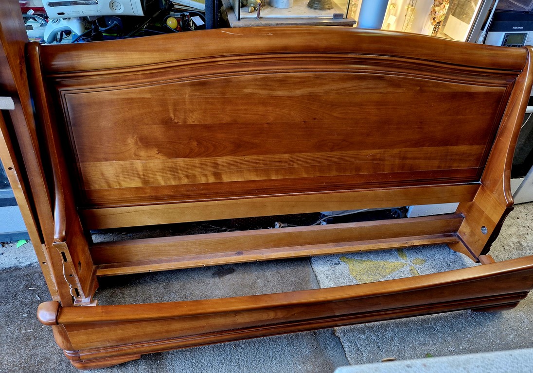 Lit en merisier 160 x 190