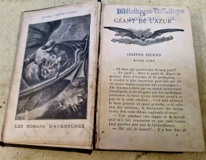 Livre "Le Géant de l'Azur" par André LAURIE illustrations Georges ROUX