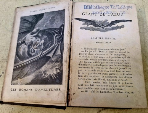 Livre « Le Géant de l’Azur » par André LAURIE illustrations Georges ROUX