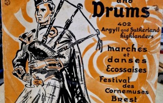 33T Pipes and Drums festival des cornemuses à Brest en 1959