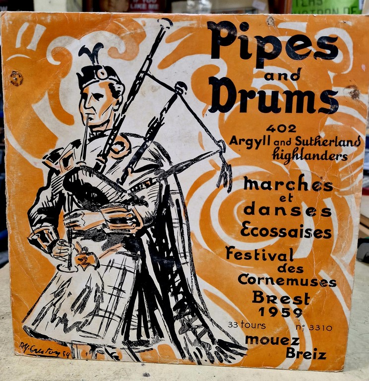 33T Pipes and Drums festival des cornemuses à Brest en 1959
