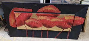 Grand cadre "Coquelicots"