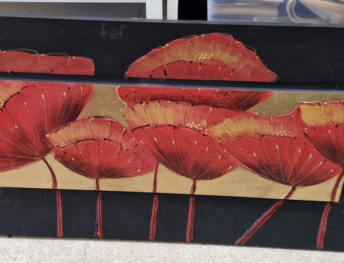 Grand cadre « Coquelicots »