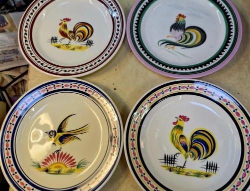 Assiette ancienne de Coq Henriot