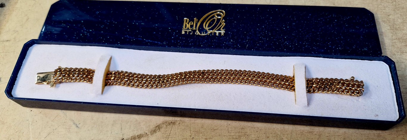 Gourmette plaquée Or