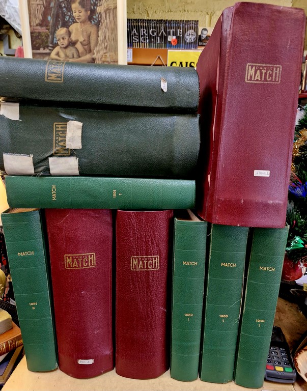 Reliures de Paris-Match des années 50