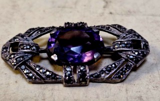 Broche ancienne style Art-déco