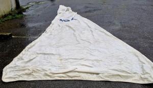 Grand voile de bateau