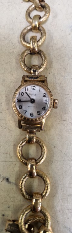 Montre femme plaquée or DUKE