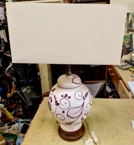 Lampe en céramique
