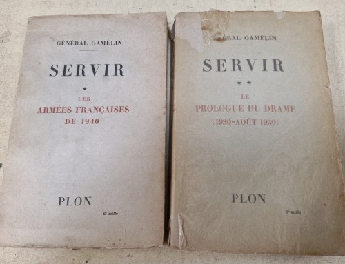 Livres « SERVIR » tomes 1 & 2 par le Géneral GAMELIN