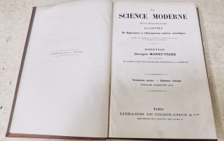 Livre "La Science Moderne" paru en 1893