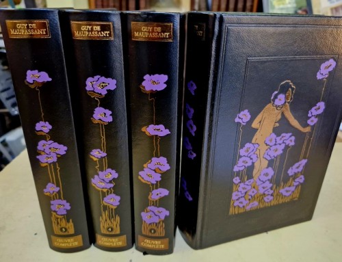 Livres Guy de MAUPASSANT tomes 1 à 4 aux éditions Jean de BONNOT