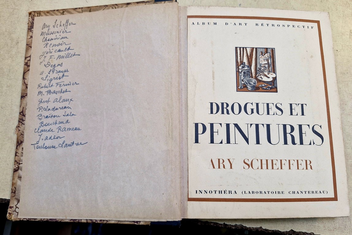 Livre album d'Art rétrospectif "Drogues et Peintures"