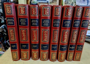Livres Mémoires de guerre par Ch. de GAULLE en 8 volumes aux éditions FAMOT