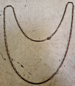 Grande chaîne plaquée or