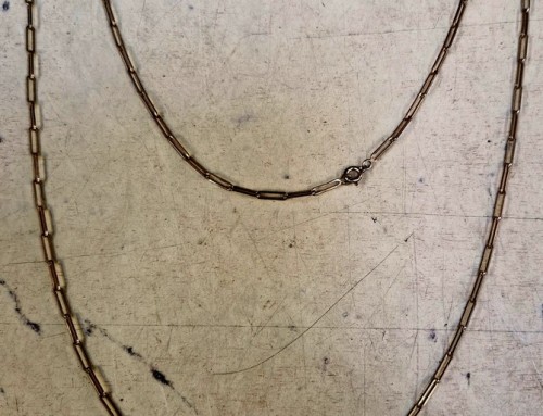 Grande chaîne plaquée or