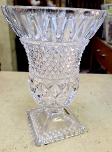 Vase en cristal taillé Annahütte