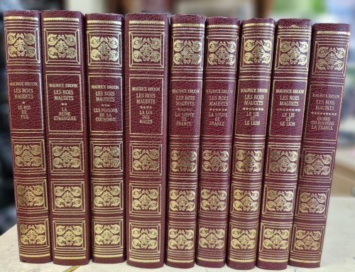 Livres « Les Rois Maudits » par M. DRUON aux éditions Crémille et Famot tomes 1 à 9