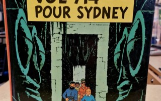 Album de TINTIN "Vol 714 pour Sydney" édité en 1968