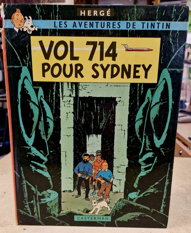 Album de TINTIN "Vol 714 pour Sydney" édité en 1968