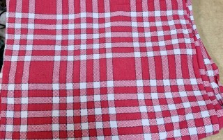 Nappe vintage à carreaux