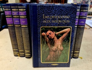 Ensemble de livres érotiques reliés