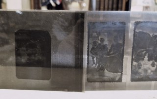 Négatif photo sur verre