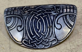 Broche celtique signée "Roignant"