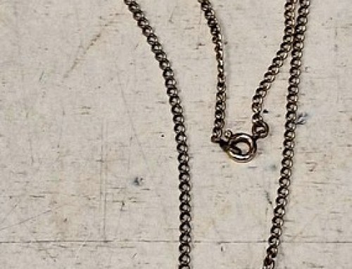 Collier avec perle en pendentif
