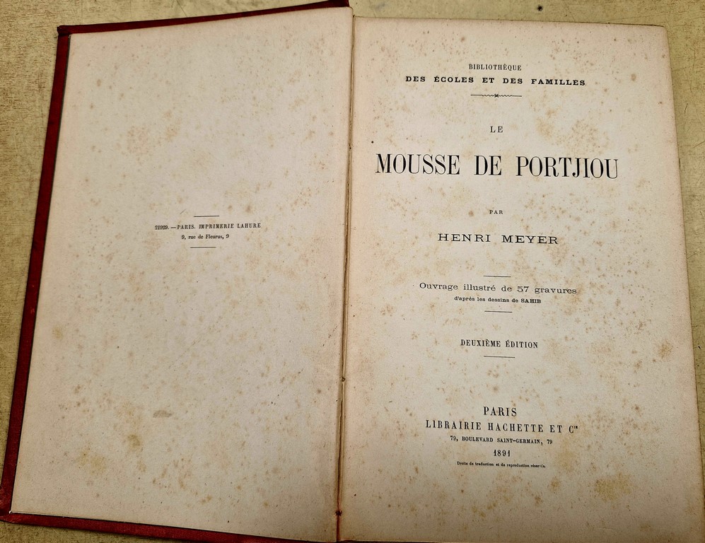 Livre "Le Mousse de Portjiou" par Henri Meyer