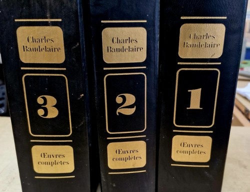 Oeuvres complètes de Charles BAUDELAIRE en 3 volumes