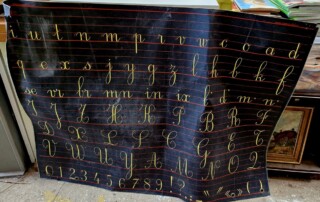 Affiche scolaire plastifiée d'initiation à l'écriture