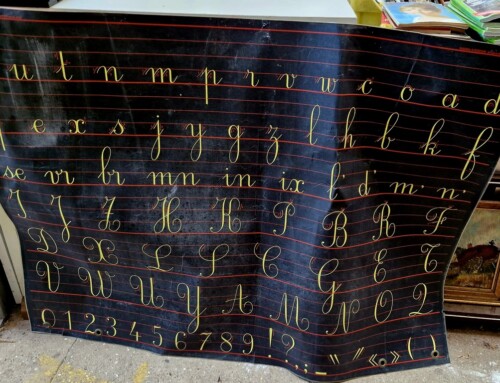 Affiche scolaire plastifiée d&rsquo;initiation à l&rsquo;écriture