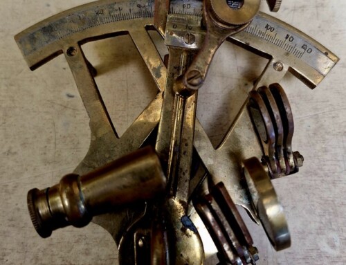 Sextant décoratif PM en laiton