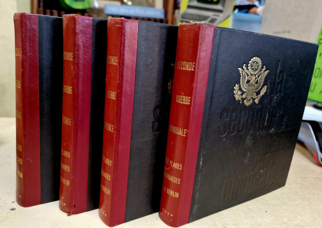 Livres seconde guerre mondiale en 4 volumes