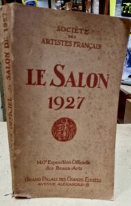 Livre Société des artistes français "Le Salon 1927"