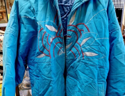 Blouson bleu vintage