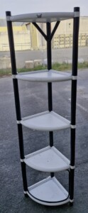 Étagère d'angle en bambou