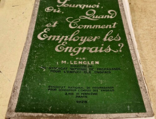 Livre « Pourquoi et comment employer les engrais » paru en 1928