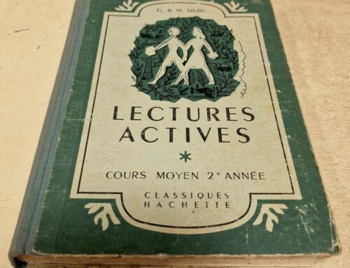 Livre Lecture Active Cours Moyen 1959