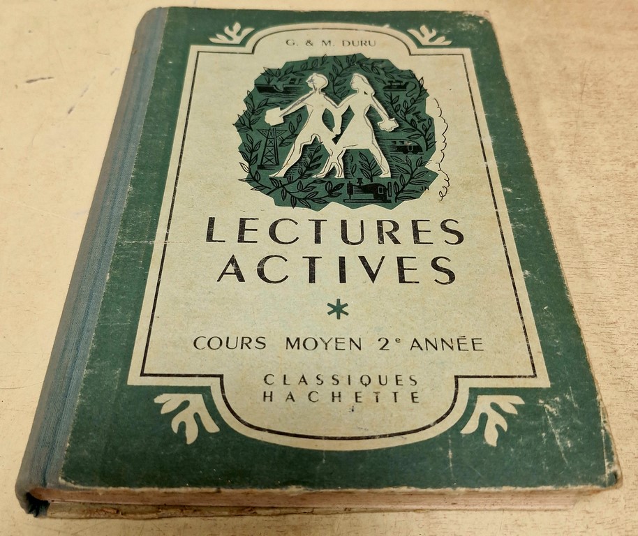 Livre Lecture Active Cours Moyen 1959