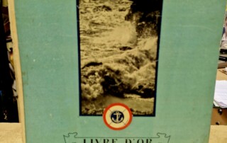 Rare livre d'or de la Société Centrale de Sauvetage des Naufragés de 1949 édité pour le Syndicat des Mareyeurs
