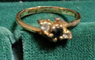 Bague plaquée or